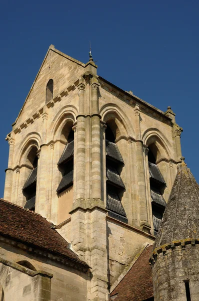 França, a igreja de Auvers sur Oise — Fotografia de Stock