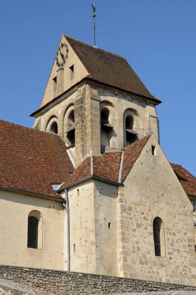 Ile de France, Courdimanchen vanha kirkko — kuvapankkivalokuva