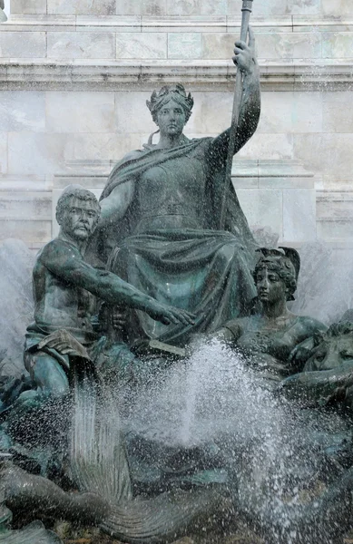 França, o Monumento aux Girondins em Bordéus — Fotografia de Stock