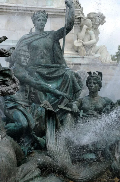 Frankrijk, het monument aux girondins Bordeaux — Stockfoto