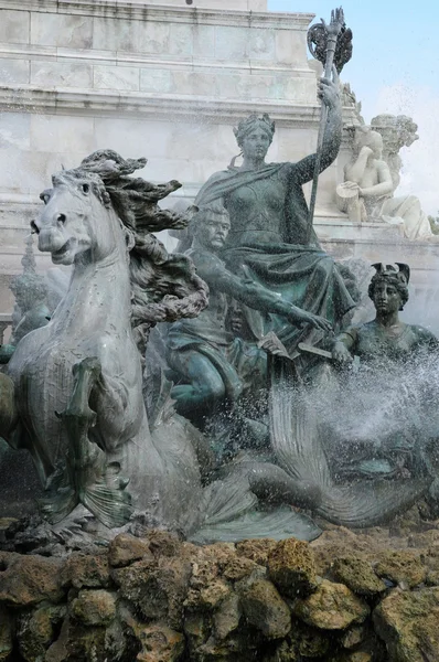 Frankrijk, het monument aux girondins Bordeaux — Stockfoto