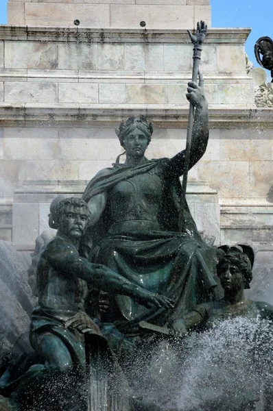 Франція, пам'ятник aux жирондистів у Бордо — стокове фото