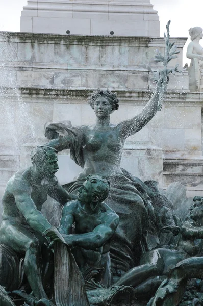França, o Monumento aux Girondins em Bordéus — Fotografia de Stock