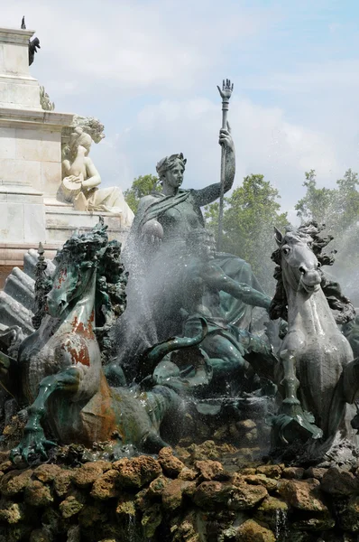 Francie, památník aux girondins Bordeaux — Stock fotografie