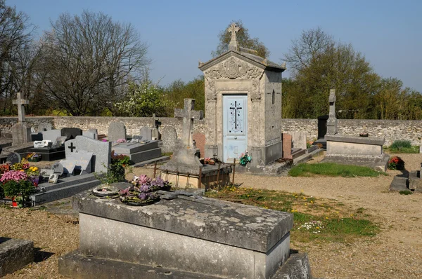 France, the cemetery of Boisemont in Val d Oise — Stock Photo, Image
