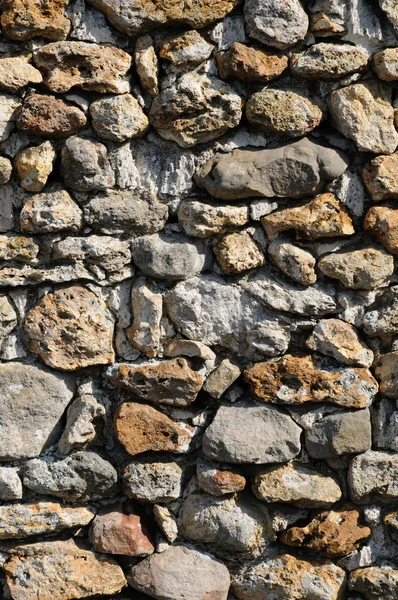 フランス、石の壁の詳細 — ストック写真