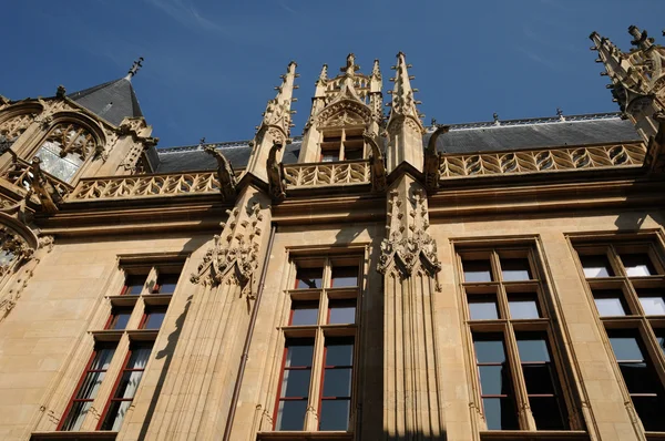França, tribunal gótico de Rouen na Normandia — Fotografia de Stock