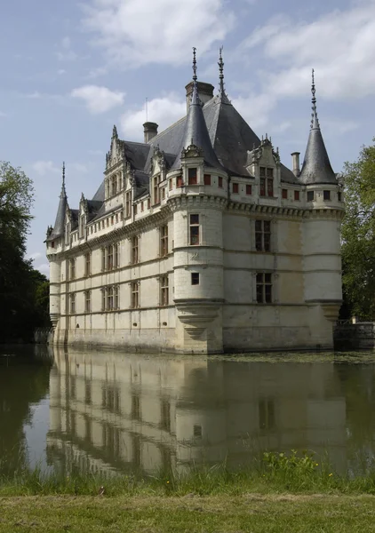 França, o castelo renascentista de Azay le Rideau em Touraine — Fotografia de Stock