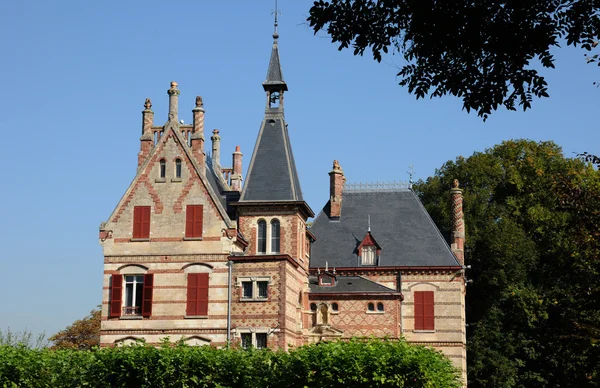 França, Yvelines, Castelo de Becheville em Les Mureaux — Fotografia de Stock