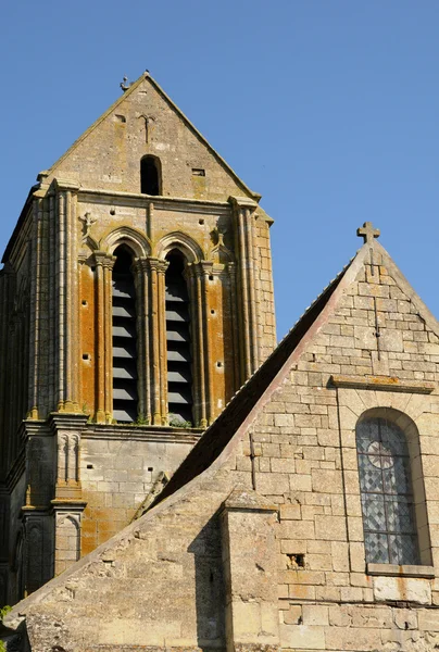 Ile de France, a antiga igreja de Hélerouville — Fotografia de Stock