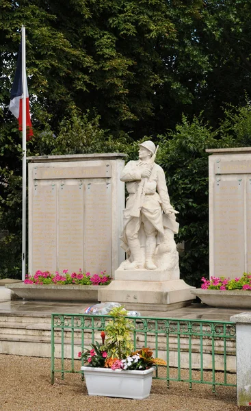 França, memorial de guerra de Les Mureaux — Fotografia de Stock