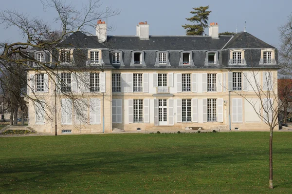 Ile de France, a prefeitura de Flins — Fotografia de Stock