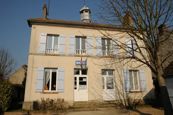 Francia, il municipio di Fremainville in Val d'Oise — Foto Stock