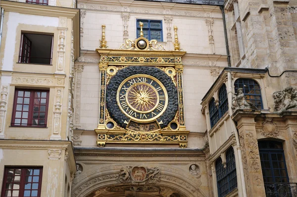 Normandy, Le Gros Horloge, the symbol of Rouen — Stock Photo, Image