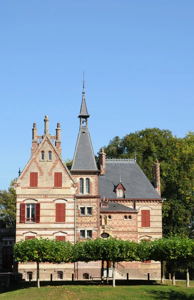 France, Yvelines, Becheville castle in Les Mureaux — Stock Photo, Image