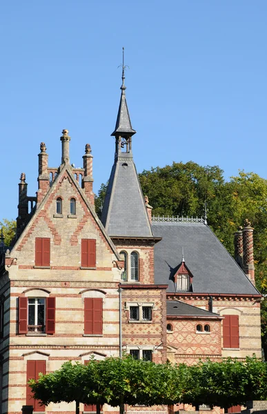 França, Yvelines, Castelo de Becheville em Les Mureaux — Fotografia de Stock