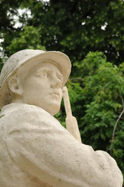 França, memorial de guerra de Les Mureaux — Fotografia de Stock