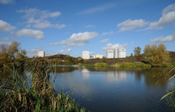 stock image France, Yvelines, le Parc de Sautour in Les Mureaux