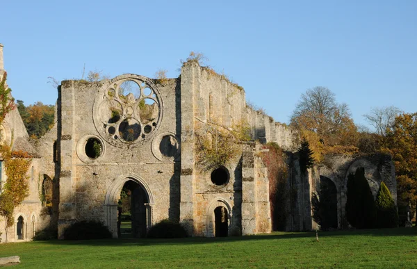 Francia, abadía de Yvelines, les Vaux de Cernay —  Fotos de Stock