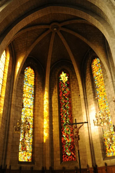 France, intérieur Eglise des Mureaux — Photo