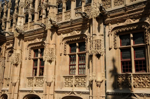 Franciaország, gótikus courthouse Rouen-ben Normandia — Stock Fotó