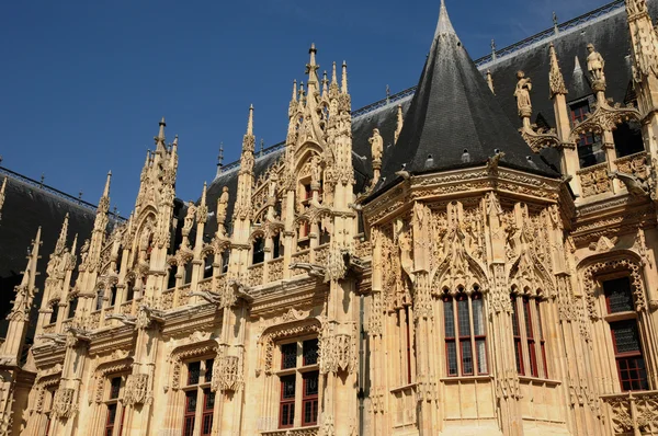 Stock image France, gothic courthouse of Rouen in Normandy