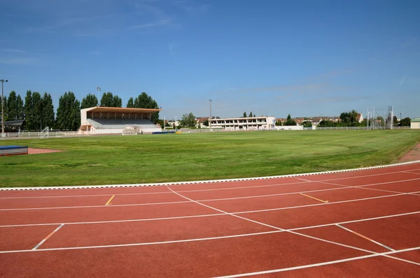 Frankrijk, het stadion van les mureaux — Stockfoto