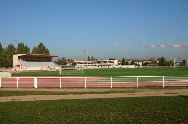 Francia, el estadio de Les Mureaux — Foto de Stock