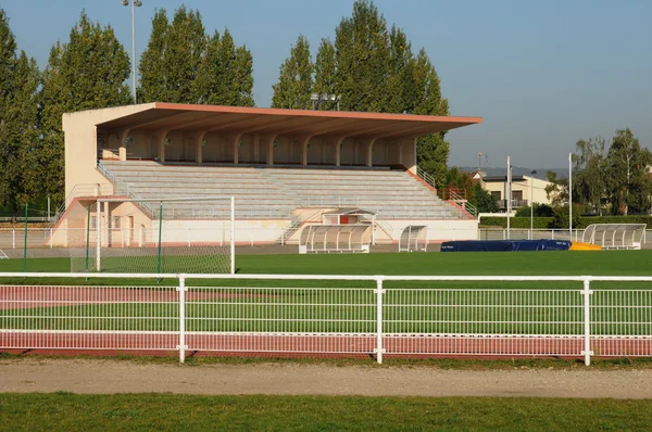 Francia, el estadio de Les Mureaux — Foto de Stock