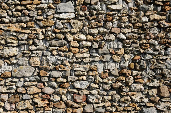 Francia, detalle de un muro de piedra — Foto de Stock