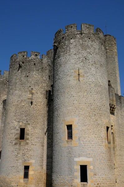 フランス、ジロンド roquetaillade の中世の城 — ストック写真