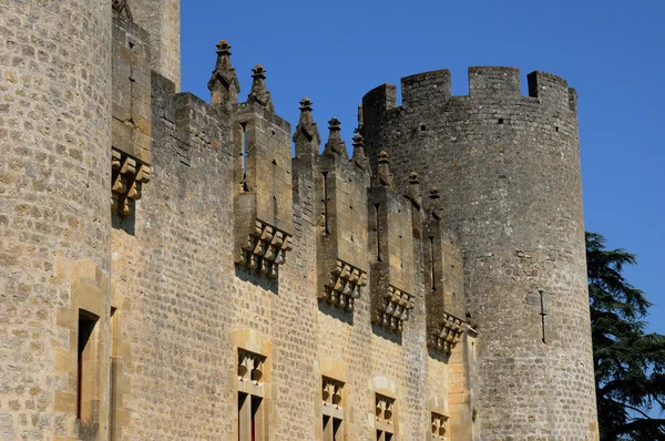 France, le château médiéval de Roquetaillade en Gironde — Photo