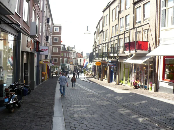 Ланге Hezelstraat Nijmegen — стокове фото
