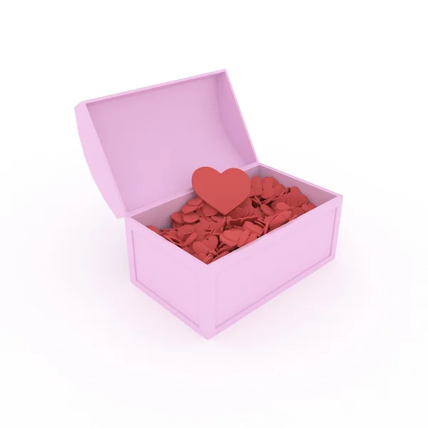 yürekleri pembe kutu