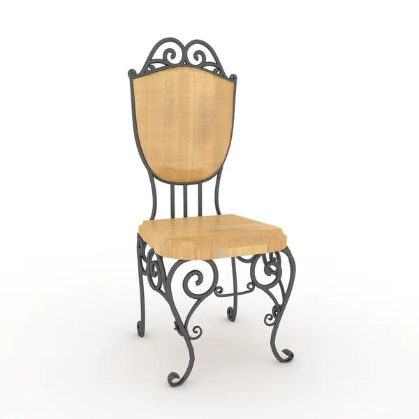 Kutego żelaza krzesła — Zdjęcie stockowe