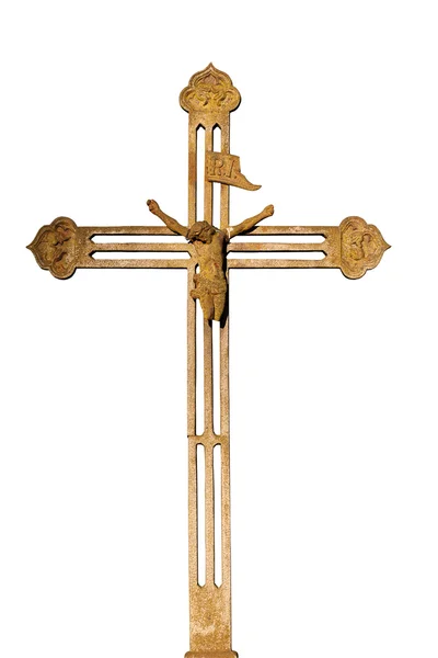Старый металлический крест — стоковое фото