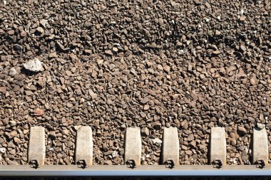 Close up of railway track clipart