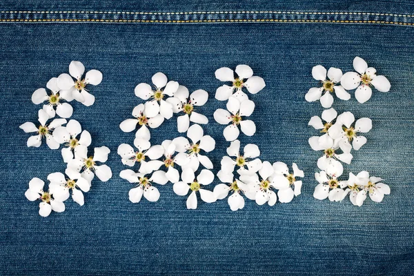 Çiçeklerden yapılmış kelime satışı — Stok fotoğraf
