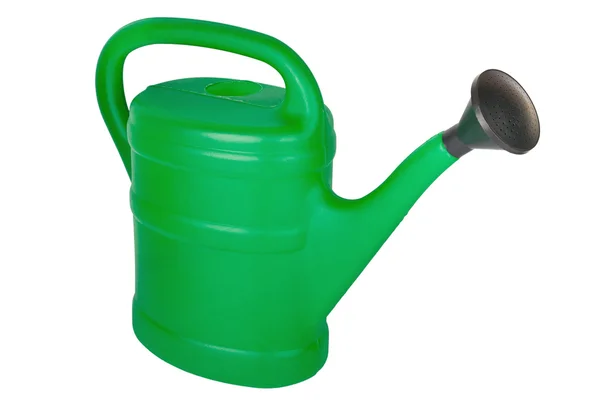 Green watering can — Stock Photo, Image
