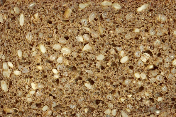 Dark rye bread texture — Stock Photo, Image
