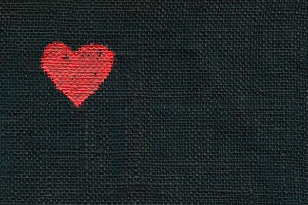 Símbolo de coração pintado — Fotografia de Stock