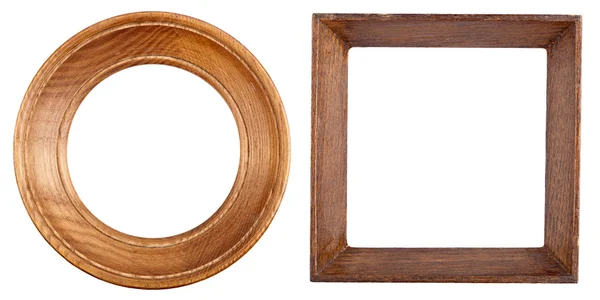 Две деревянные рамы — стоковое фото