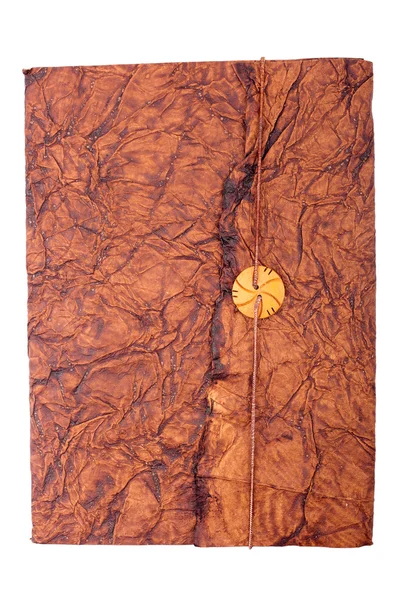 Capa de livro de couro antigo — Fotografia de Stock