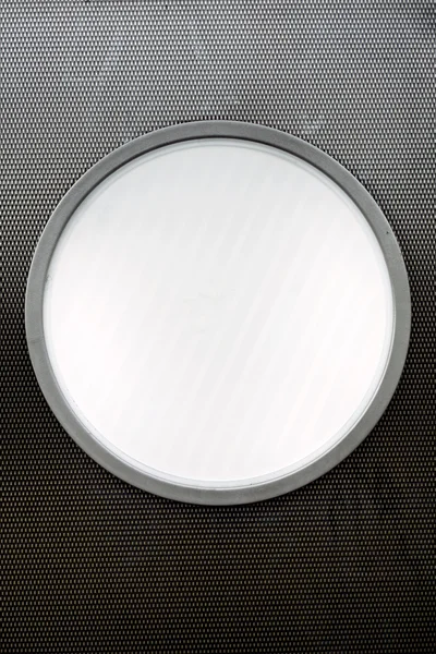 Round plastic plate — Stock Photo, Image