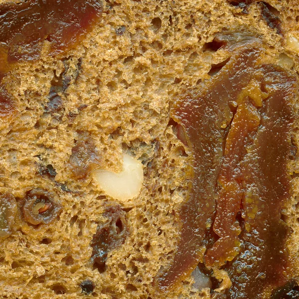 어두운 호 밀 빵 텍스처 — 스톡 사진