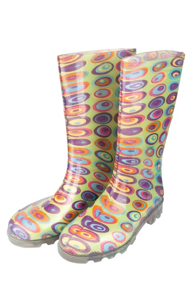 stock image Pair of women's rubber boot