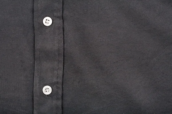 stock image Black shirt with buttons