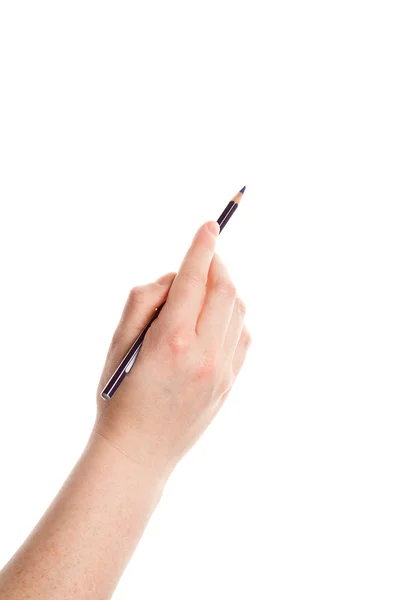 Pencil in hand — Stock Photo, Image