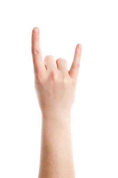 Rock and Roll gesture — Stock Photo, Image