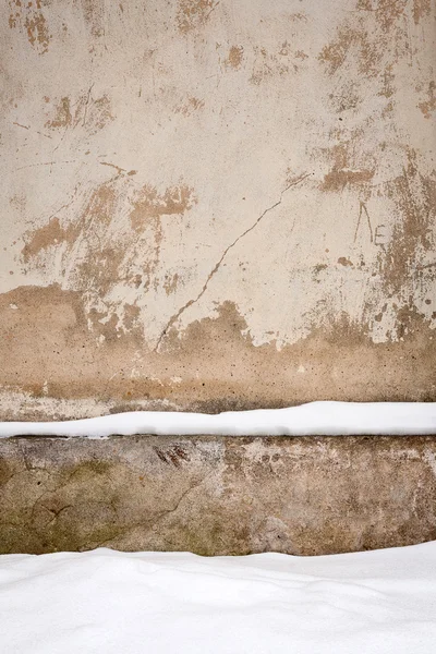 stock image Wall and snow